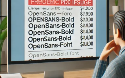 Comment corriger l’erreur de police OpenSans-Bold dans les PDFs WooCommerce ?