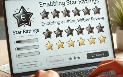 Comment afficher une notation par étoiles sans avis sur WooCommerce