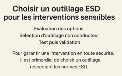 Quel outillage ESD choisir pour des interventions sensibles en électronique ?