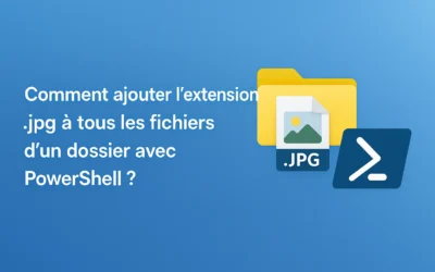 Comment ajouter automatiquement une extension à tous les fichiers d’un dossier sous Windows
