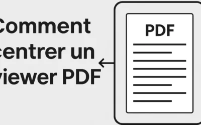 Comment centrer un PDF inséré avec le plugin PDF Embedder dans WordPress