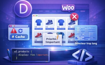 CSS Divi WooCommerce non appliqué : comprendre et corriger un style qui ne change rien