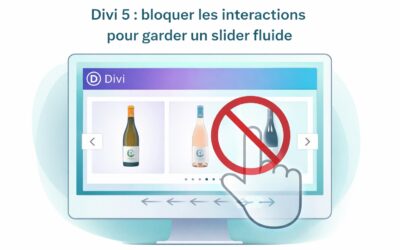 Divi 5 : la galerie qui s’arrête au survol, comment empêcher l’interaction